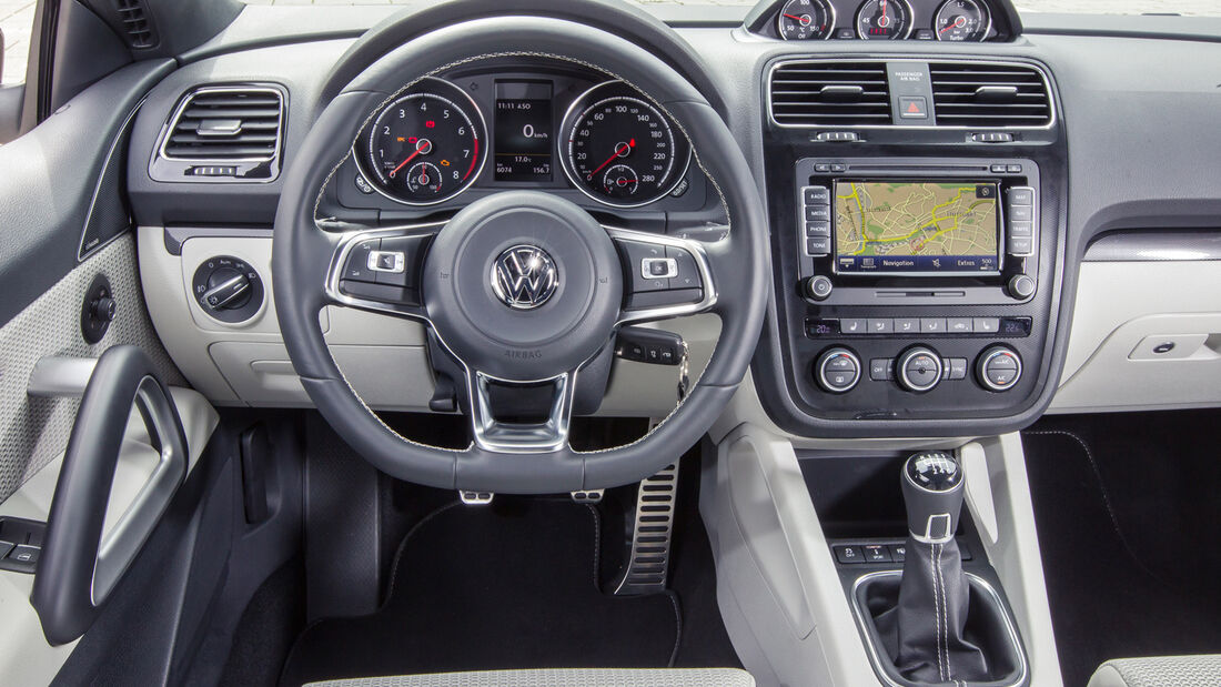 VW Scirocco 2.0 TSI, Cockpit