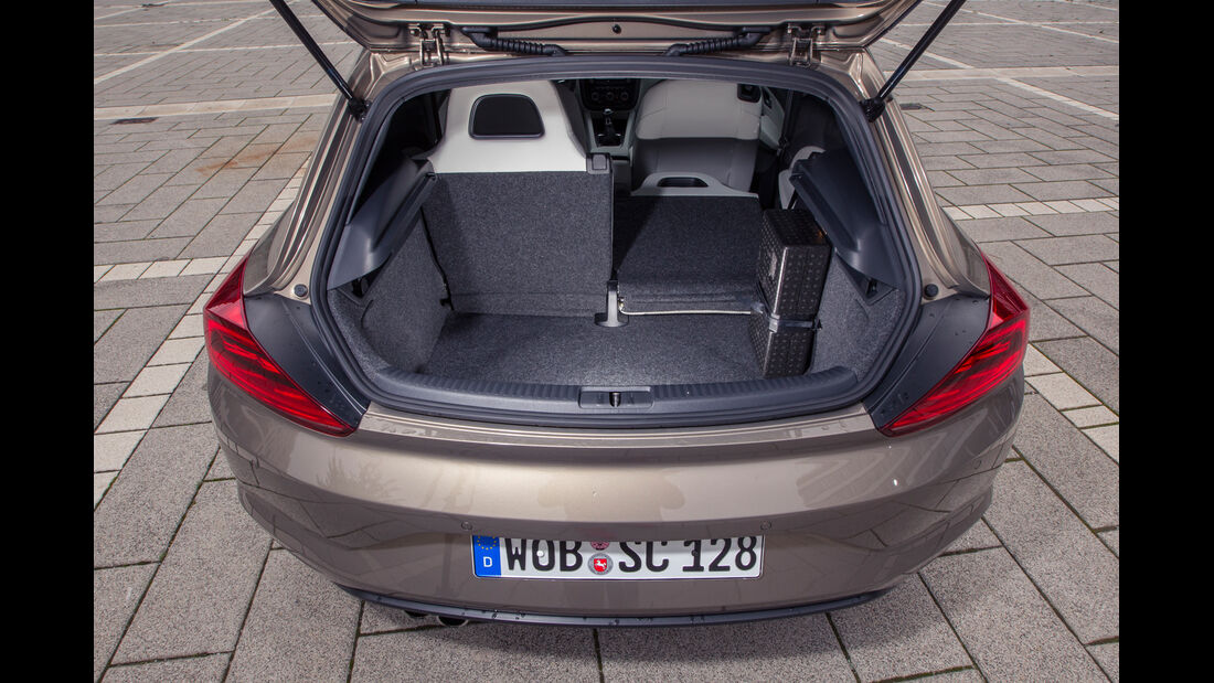 VW Scirocco 2.0 TSI, Kofferraum