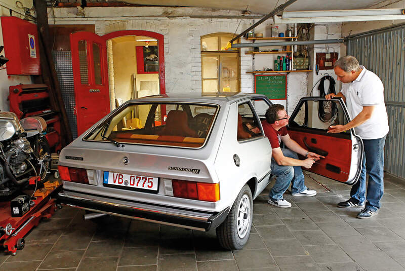 VW Scirocco GL, Tür, Arbeiten