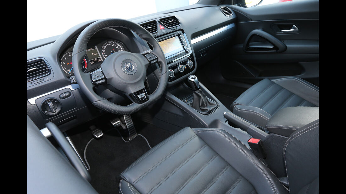 VW Scirocco R, Cockpit, Lenkrad