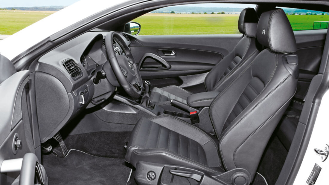 VW Scirocco R, Fahrersitz