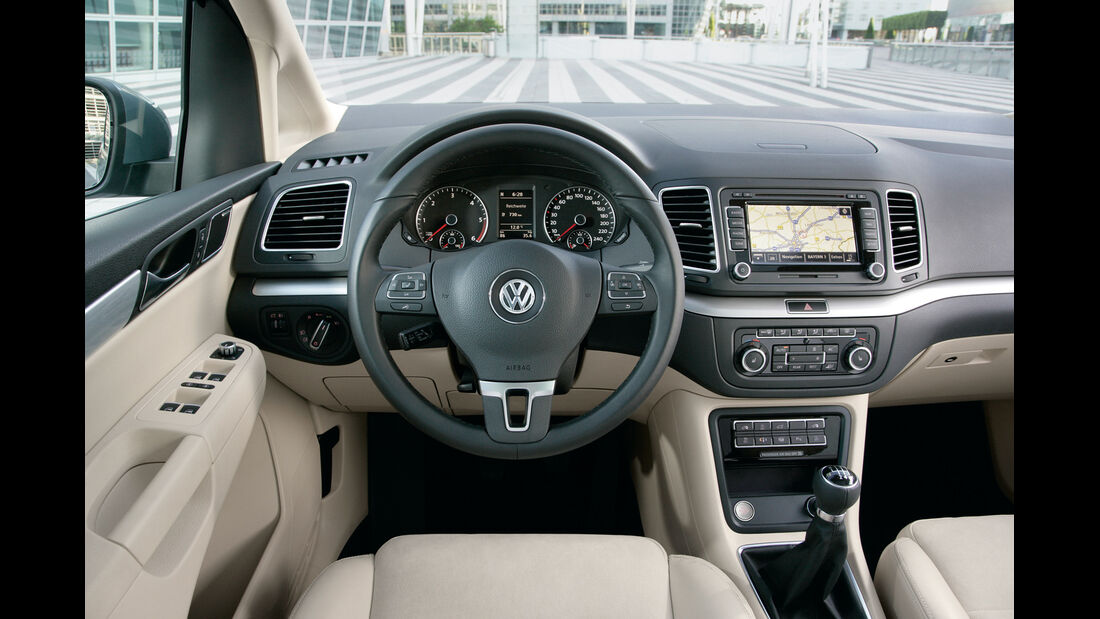 VW Sharan, Cockpit