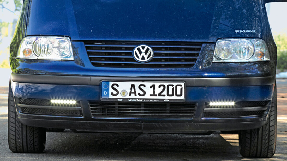 VW Sharan, Front, Kühlergrill