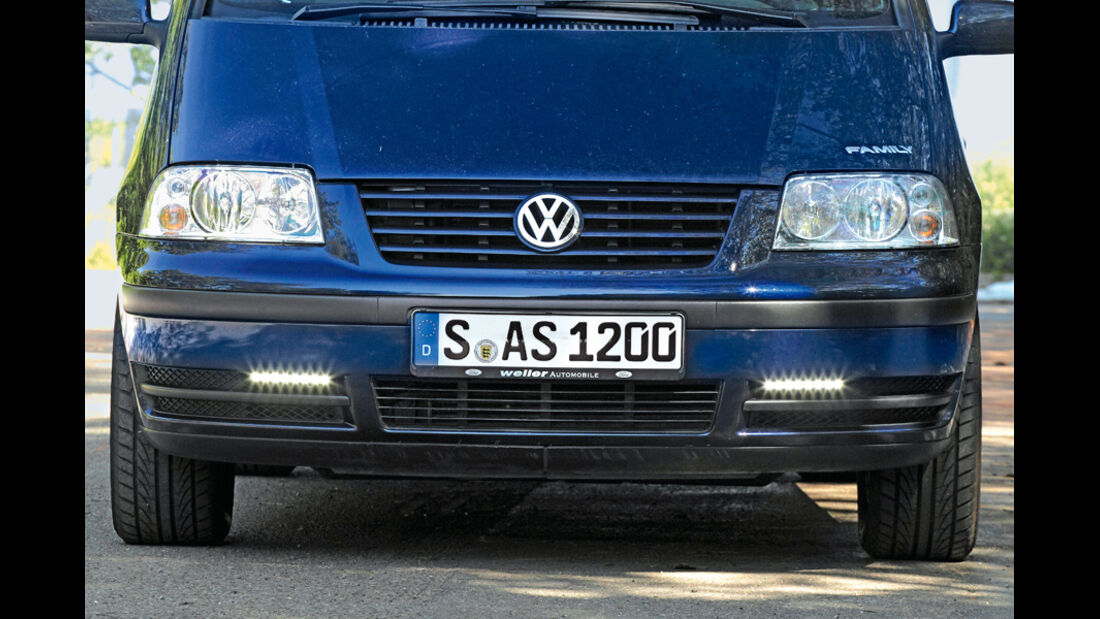 VW Sharan, Front, Kühlergrill