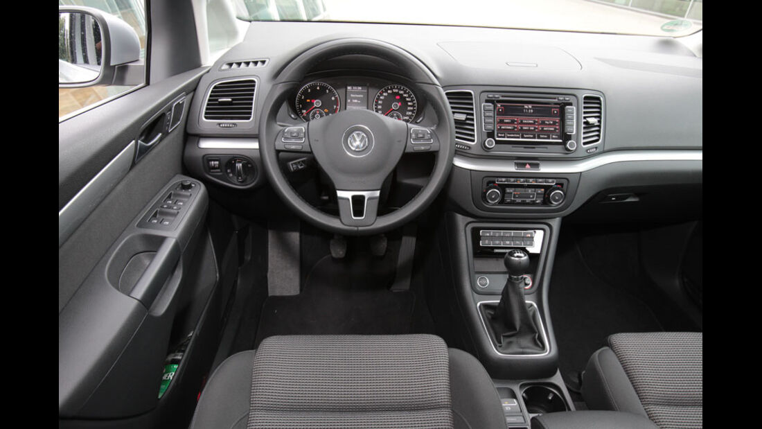 VW Sharan, Innenraum, Cockpit