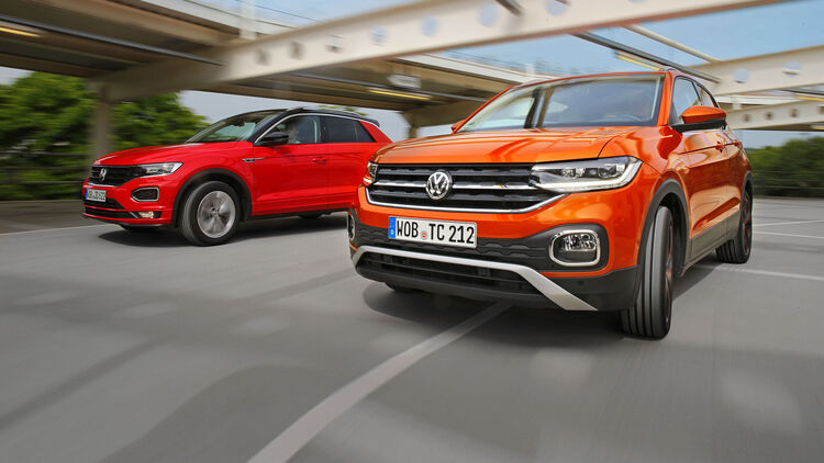 VW T-Cross 1.0 TSI Style, VW T-Roc 1.0 TSI Style, Exterieur