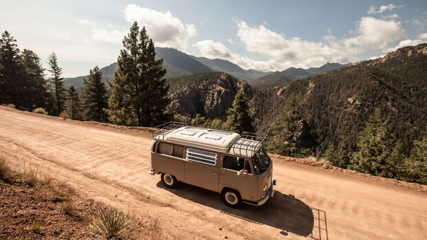 VW T2, Westfalia Camper, Rocky Mountains, Doormobil