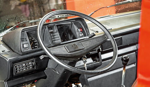 VW T3, Cockpit, Lenkrad