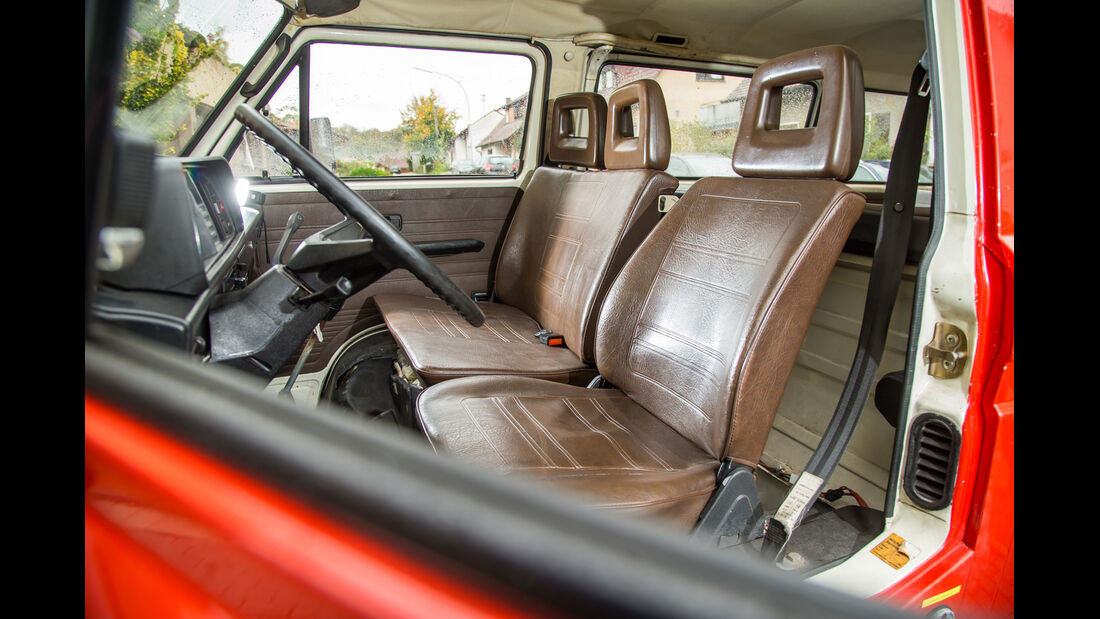 VW T3, Fahrersitz