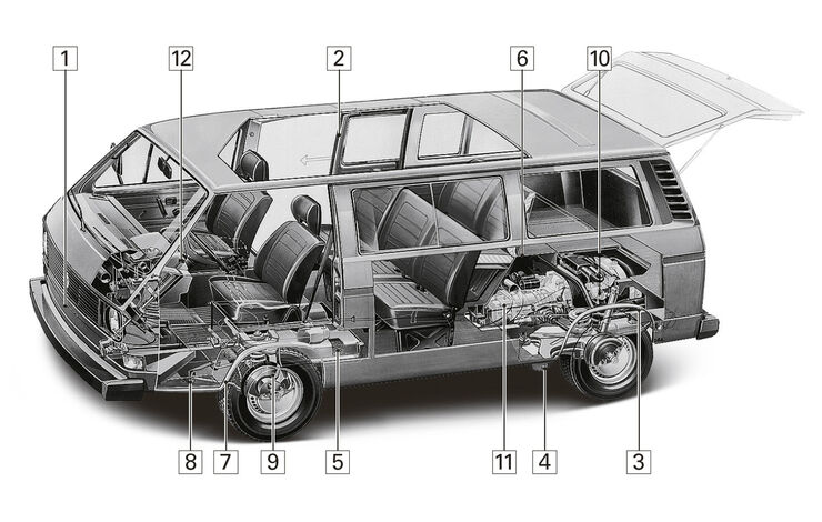 VW T3, Schwachpunkte, Igelbild