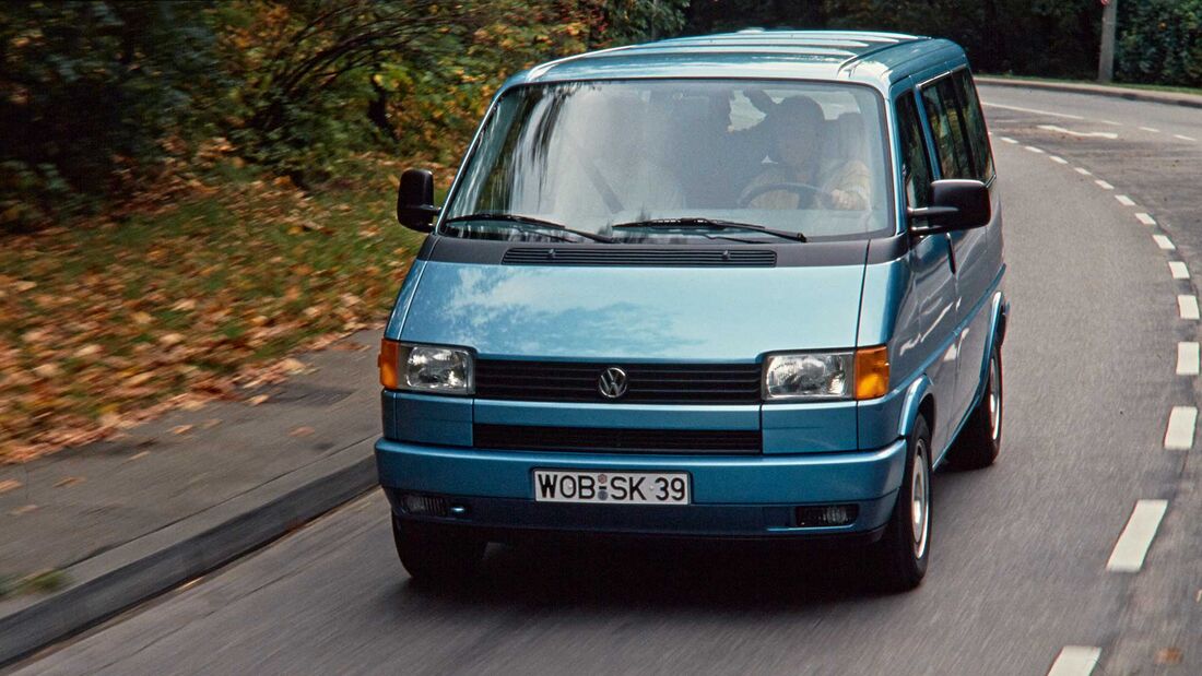 VW T4 Caravelle 2.5 (1990): Der Bus im im alten Test von 1990