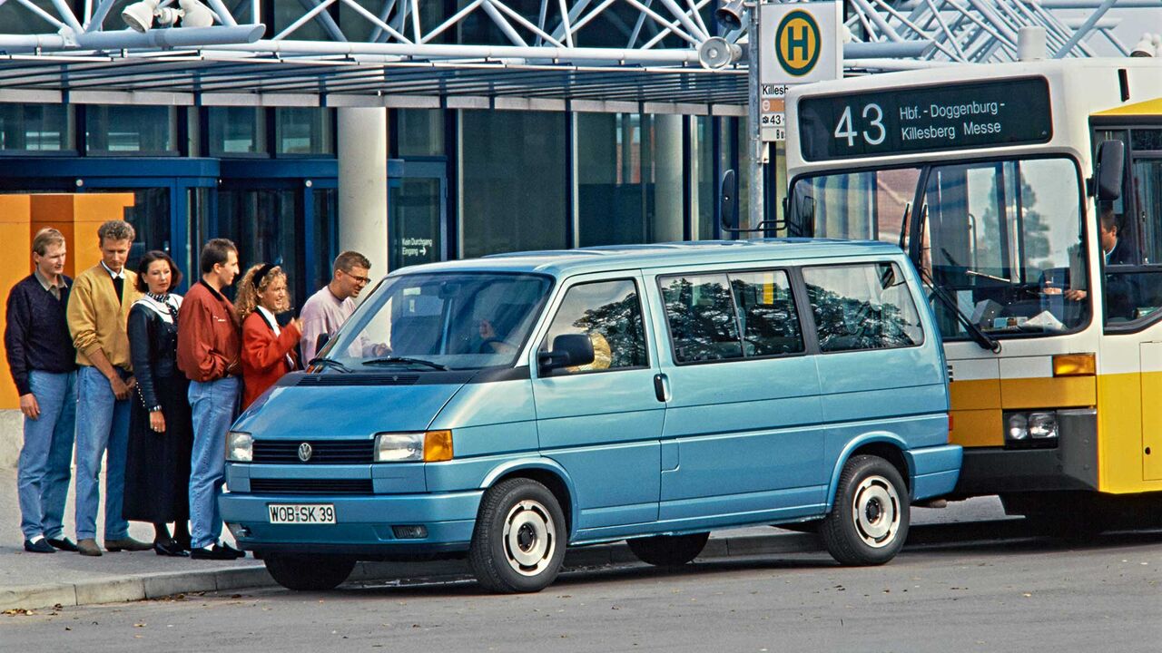 VW T4, Baujahr 1990 bis 2003 ▻ Technische Daten zu allen