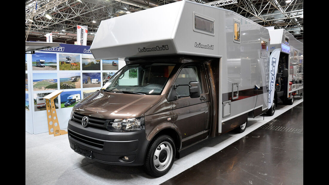 VW T5 Ausbauten, Bimobil, Caravan Salon 2014