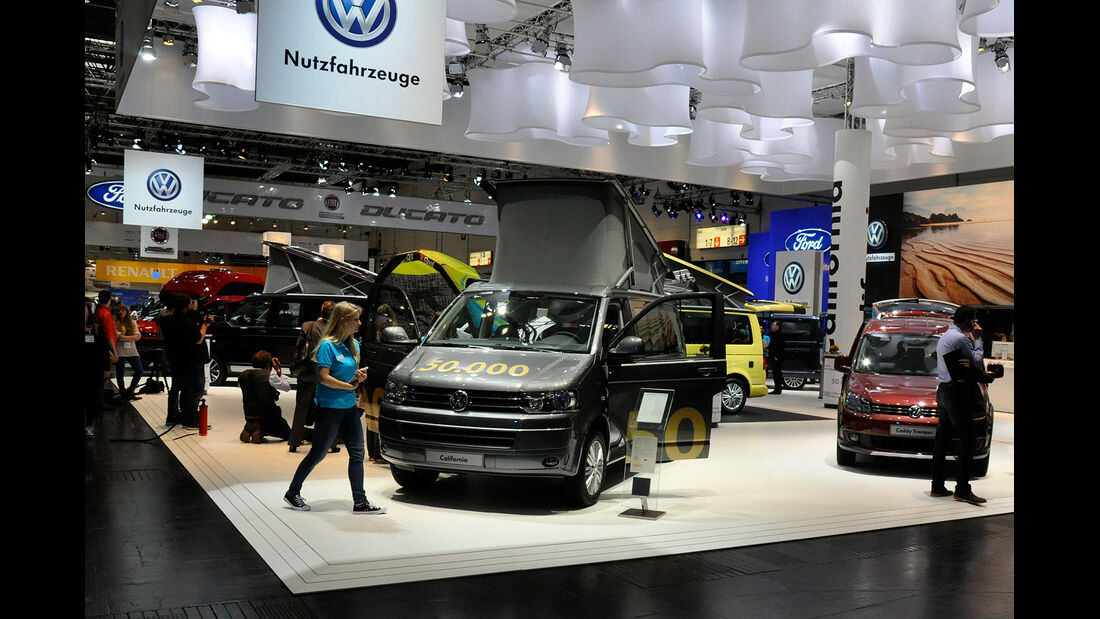 VW T5 Ausbauten, VW California, Caravan Salon 2014