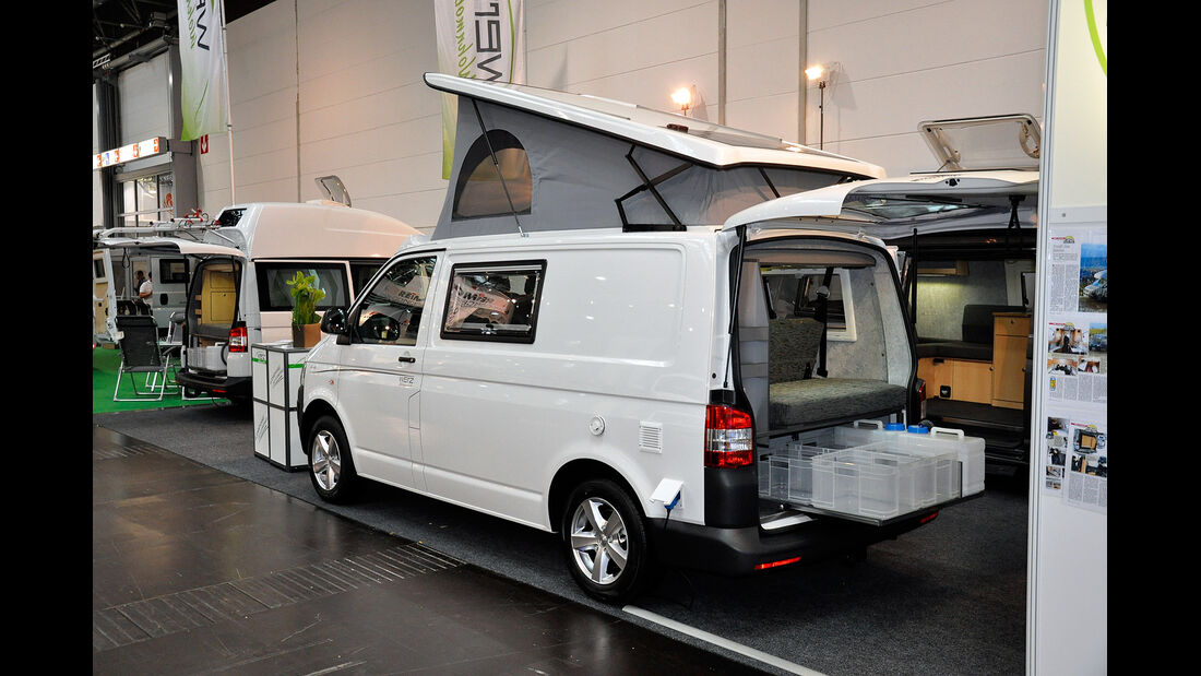 VW T5 Ausbauten, Werz, Caravan Salon 2014