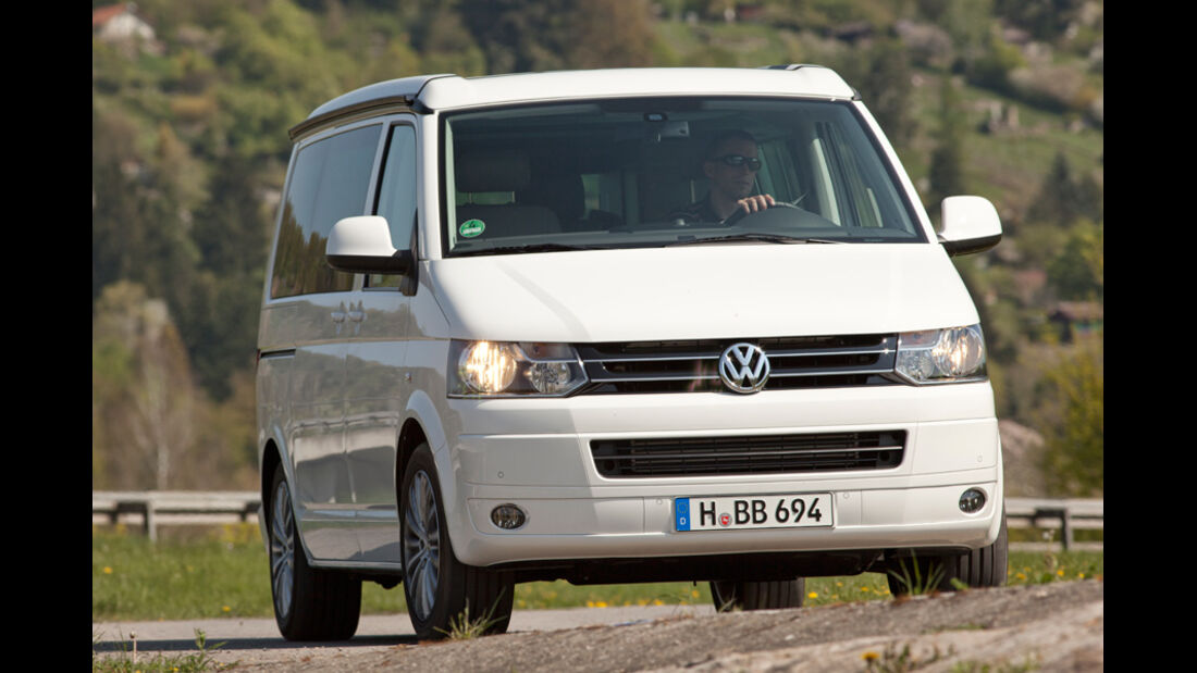 VW T5 California, Frontansicht, Front