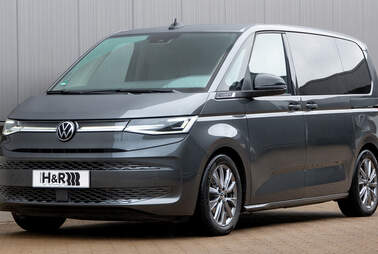 Der VW Bus T7 Plug-in-Hybrid mit H&R Tieferlegungsfedern