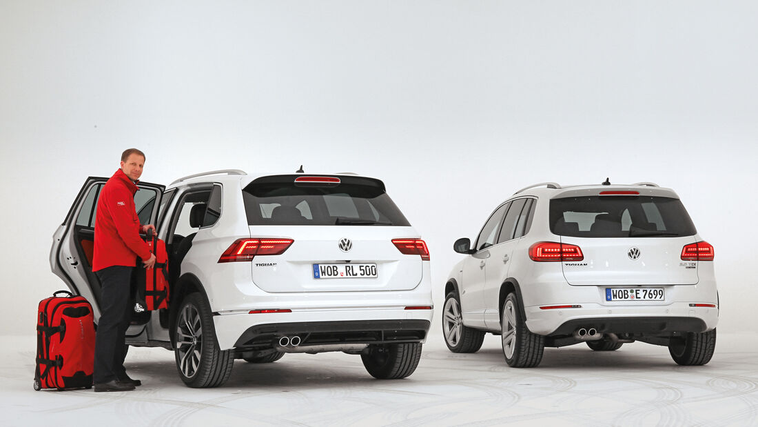 VW Tiguan, alt gegen neu, Impression