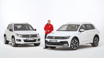 VW Tiguan, alt gegen neu, Impression