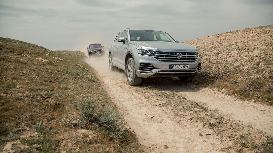 VW Touareg 2018 Reise Kasachstan