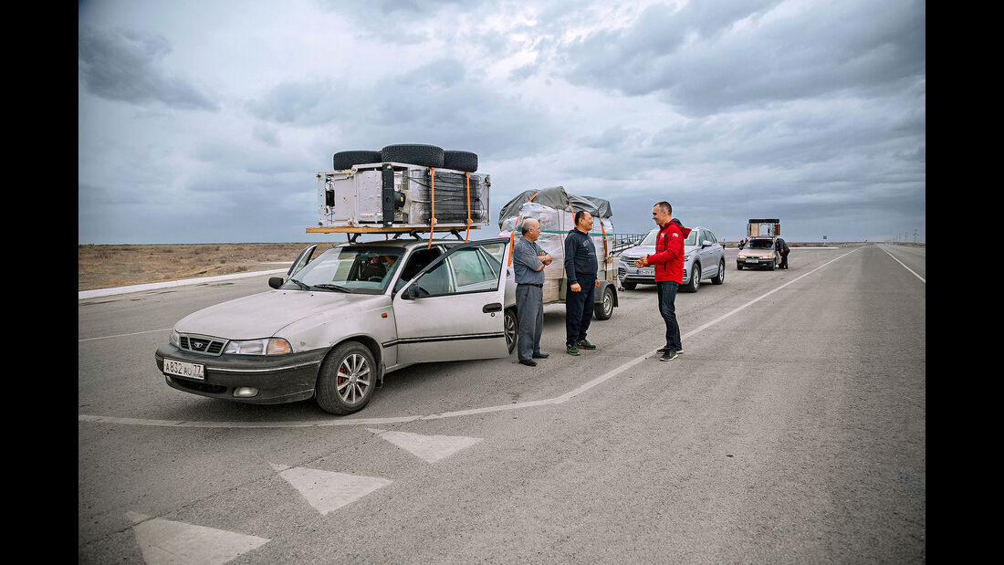 VW Touareg 2018 Reise Kasachstan