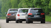 VW Touareg V6 TDI, BMW X5 x-Drive 30d, Mercedes ML 350 Bluetec