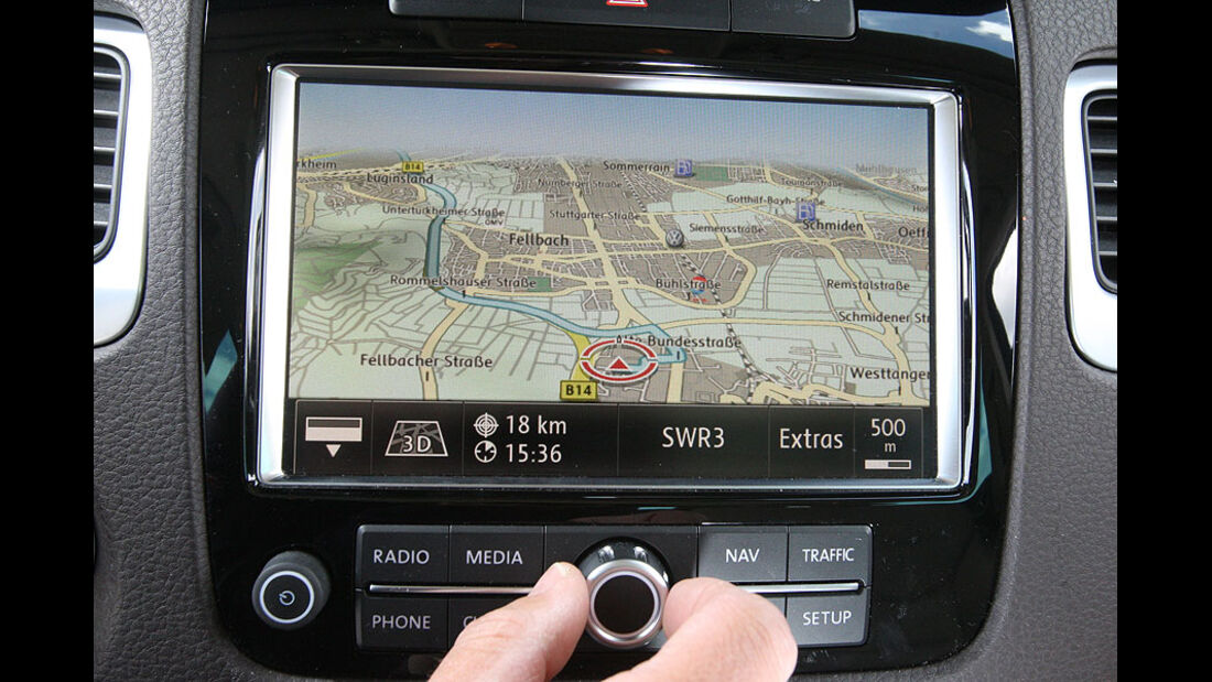 VW Touareg V6 TDI Navigationssystem