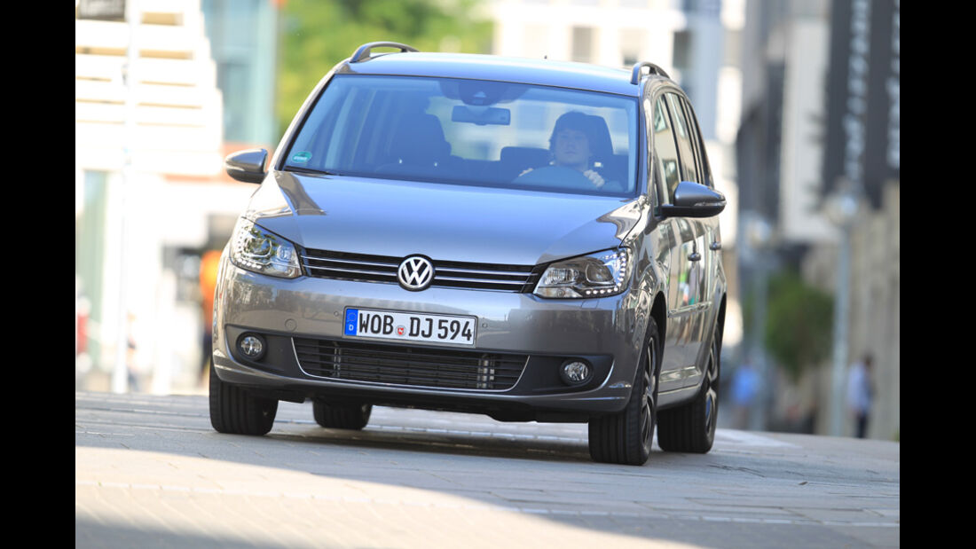 VW Touran 1.4 TSI Ecofuel, Frontansicht, Front