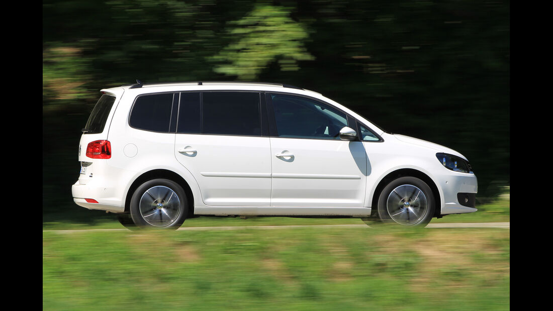 VW Touran 1.4 TSI Ecofuel, Seitenansicht