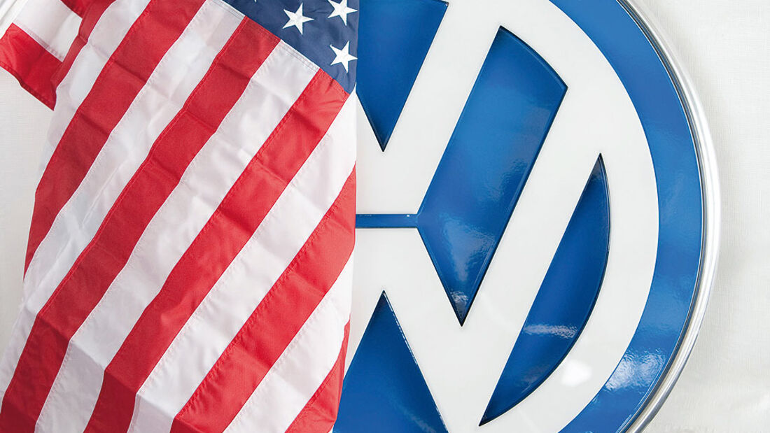 VW, USA-Flagge