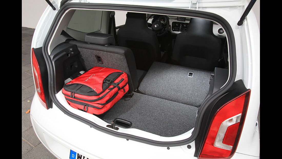 VW Up 1.0 White, Kofferraum