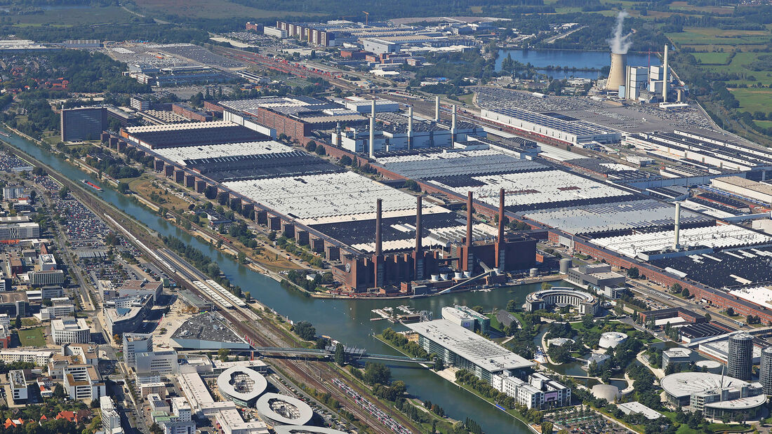 VW Werk Wolfsburg Luftaufnahme (2022)