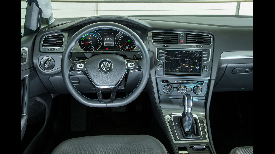 VW e-Golf, Cockpit