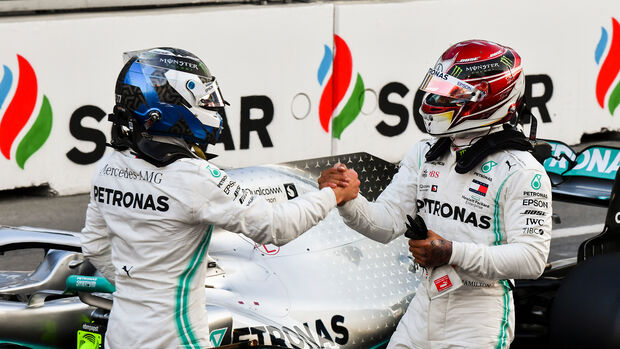 Valtteri Bottas & Lewis Hamilton - Mercedes - GP Aserbaidschan 2019