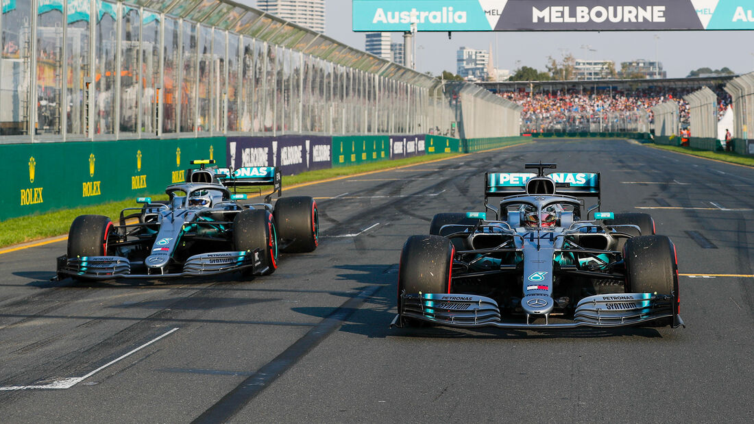 Valtteri Bottas & Lewis Hamilton - Mercedes - GP Australien 2019