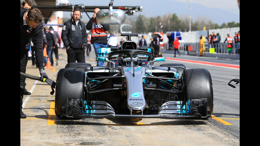 Valtteri Bottas - Mercedes - F1-Test - Barcelona - Tag 7 - 8. März 2018