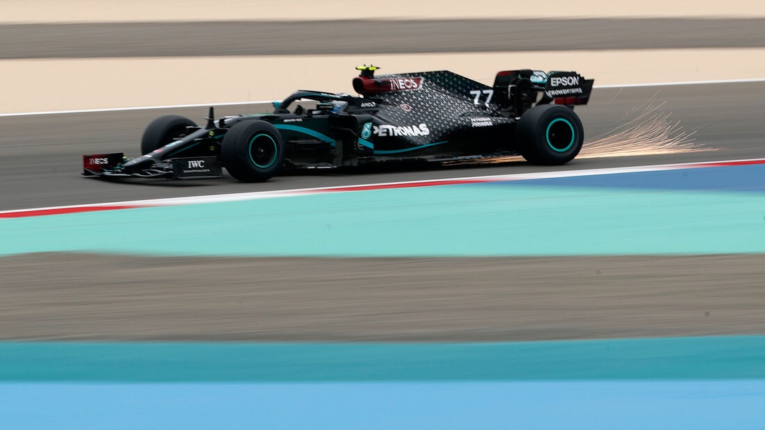 Valtteri Bottas - Mercedes - Formel 1 - GP Bahrain- Sakhir - Freitag - 27.11.2020