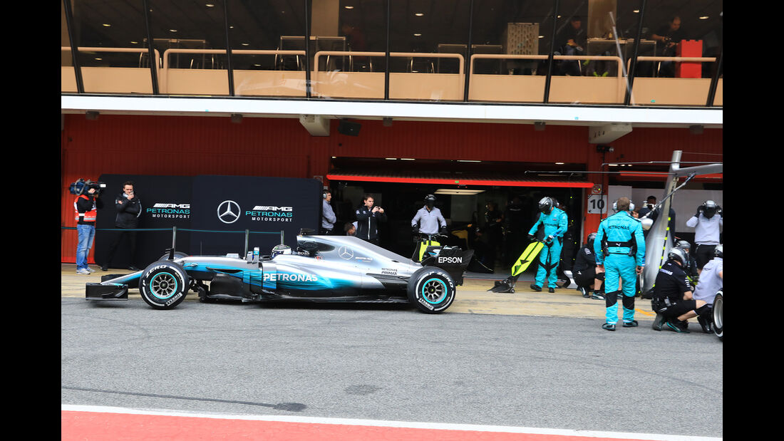 Valtteri Bottas - Mercedes - Formel 1 - Test - Barcelona - 1. März 2017