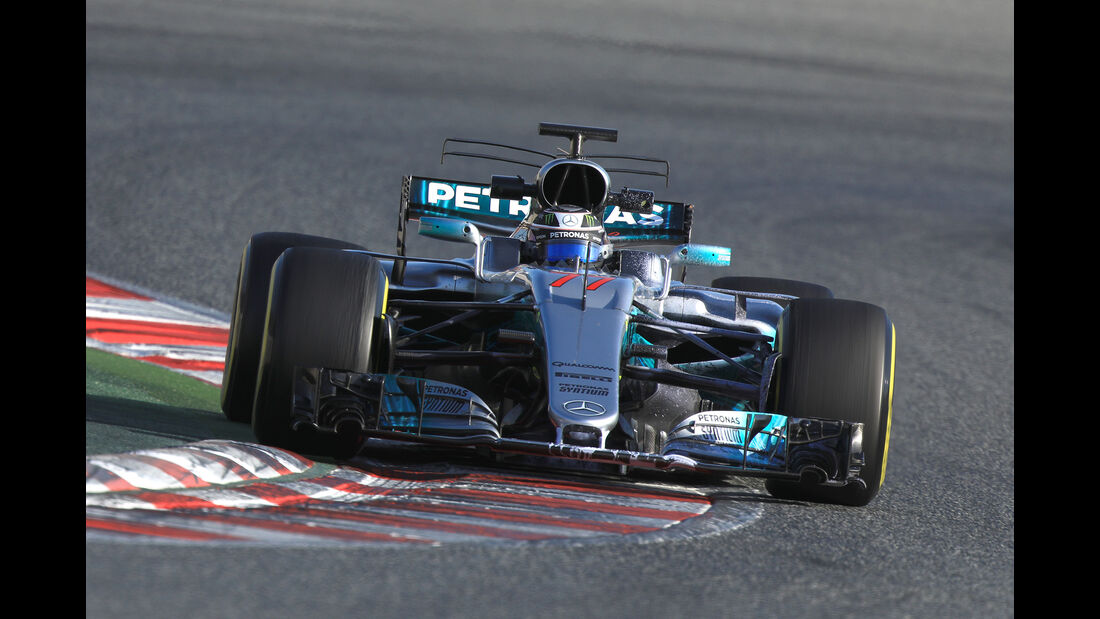 Valtteri Bottas - Mercedes - Formel 1 - Test - Barcelona - 9. März 2017
