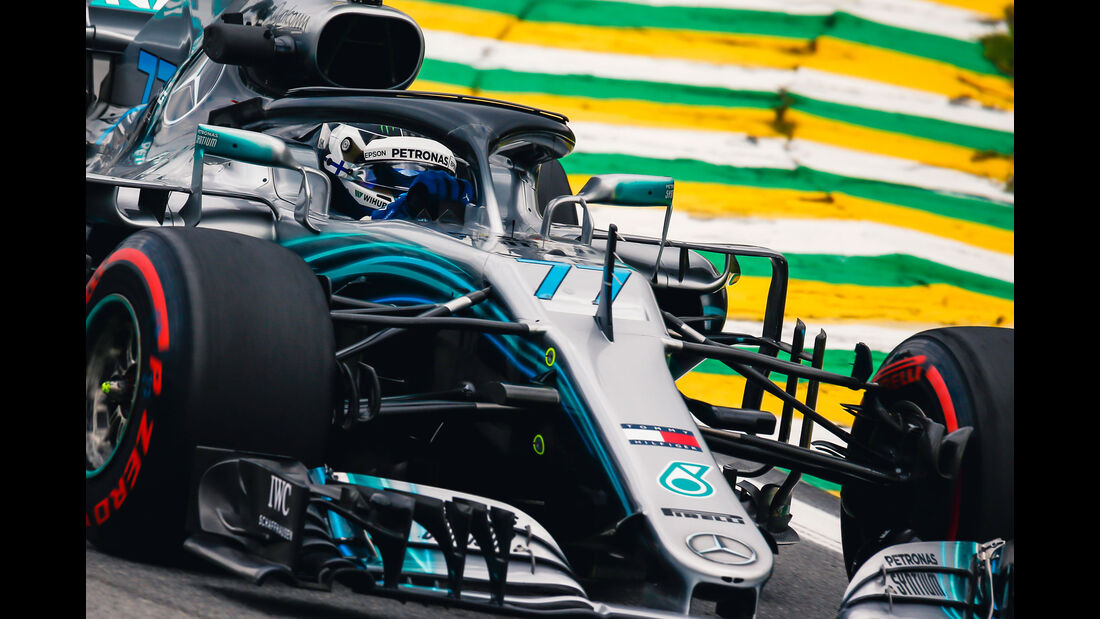 Valtteri Bottas - Mercedes - GP Brasilien - Interlagos - Formel 1 - Freitag - 9.11.2018