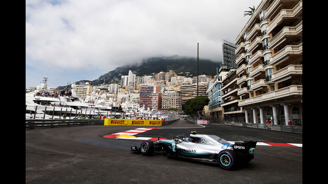 Valtteri Bottas - Mercedes - GP Monaco - Formel 1 - Donnerstag - 24.5.2018