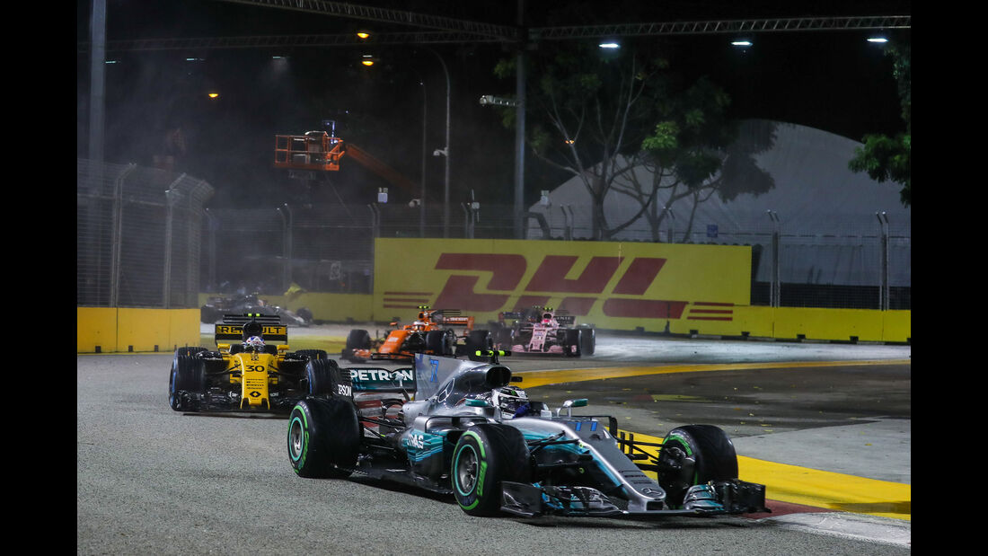 Valtteri Bottas - Mercedes - GP Singapur 2017 - Rennen