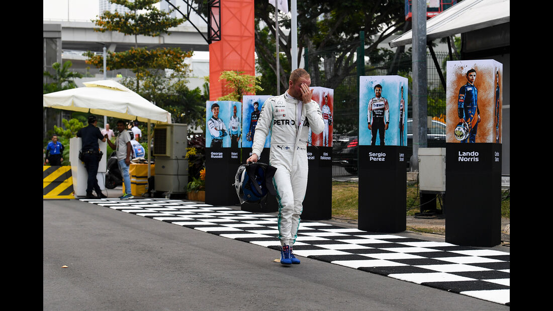 Valtteri Bottas - Mercedes - GP Singapur - Formel 1 - Freitag - 20.9.2019