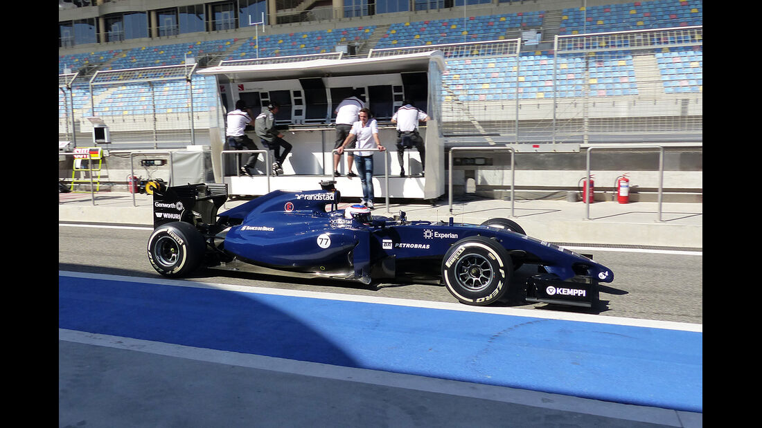 Valtteri Bottas - Williams - Formel 1 - Bahrain - Test - 2. März 2014