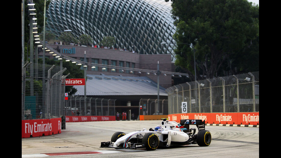Valtteri Bottas - Williams - Formel 1 - GP Singapur - 19. September 2014