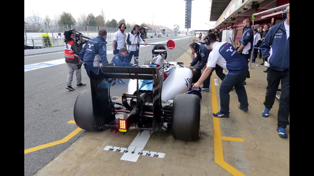 Valtteri Bottas - Williams - Formel 1-Test - Barcelona - 27. Februar 2015