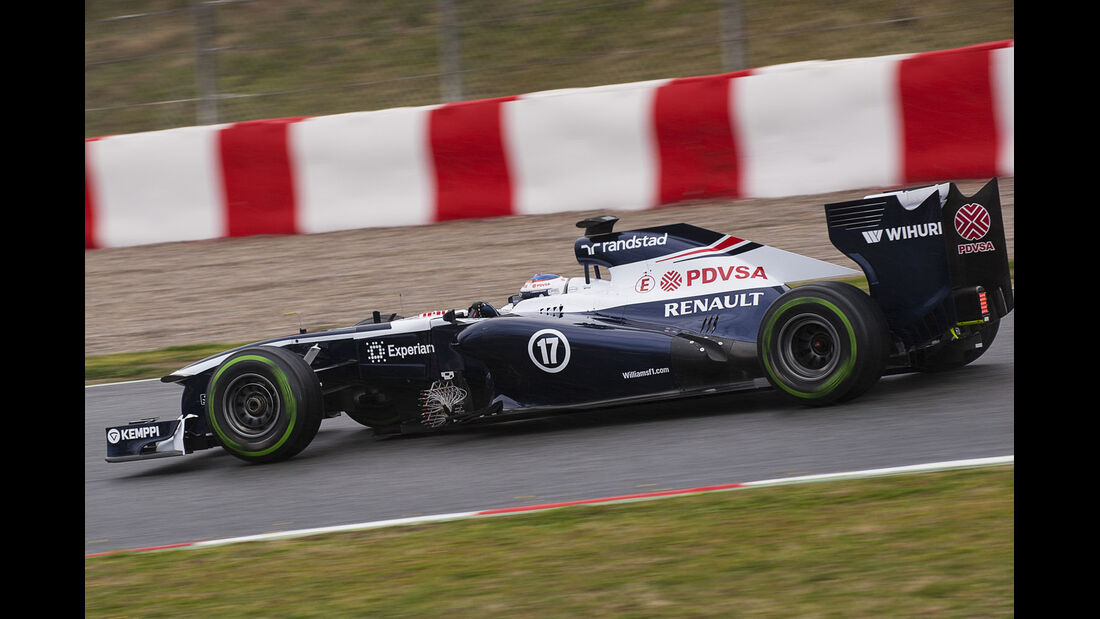 Valtteri Bottas, Williams, Formel 1-Test, Barcelona, 28. Februar 2013