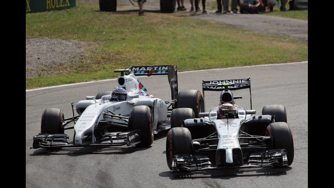 Valtteri Bottas  - Williams - Jenson Button - McLaren - Formel 1 - GP Italien - 7. September 2014