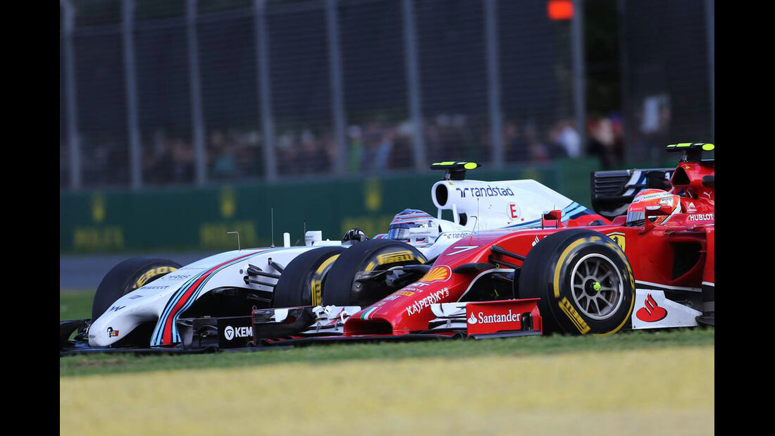 Valtteri Bottas - Williams - Kimi Räikkönen - Ferrari - Formel 1 - GP Australien - 16. März 2014