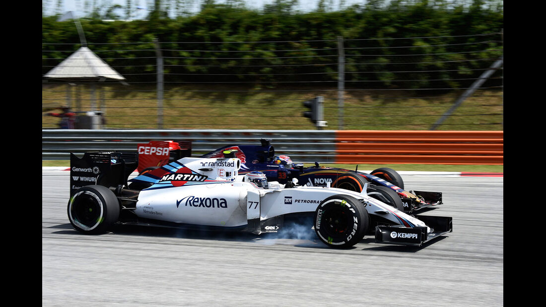 Valtteri Bottas - Williams - Max Verstappen - Toro Rosso - GP Malaysia 2015 - Formel 1 
